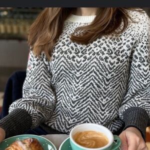 Anthropologie Multicolor Patterned Sweater